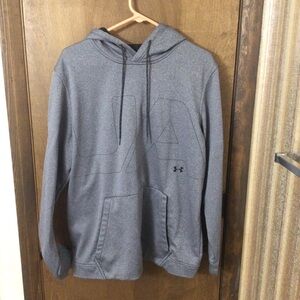 UNDER ARMOUR Mens XL LOOSE COLD GEAR Hoodie Pullover Long Sleeve